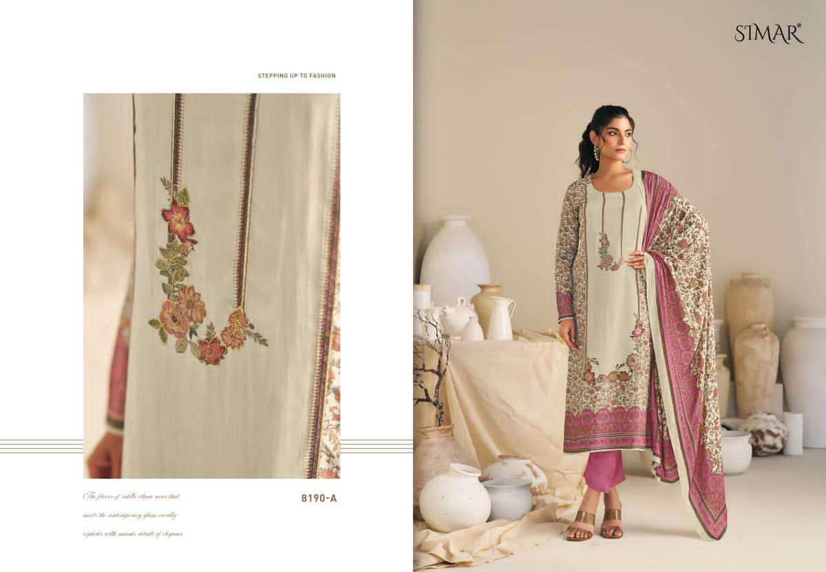 Glossy Fenna Viscose Dress Material - Amrah Wholesale