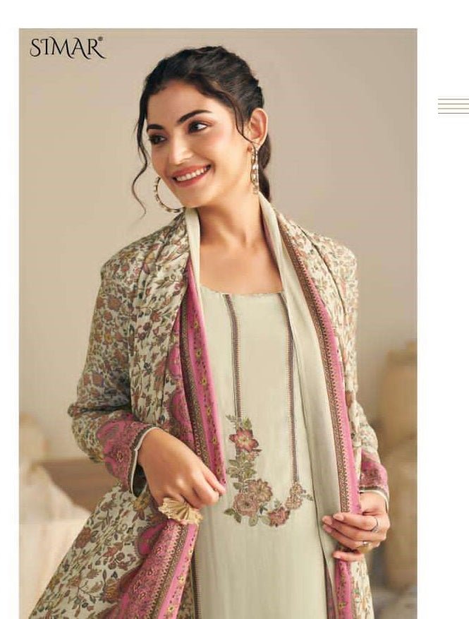 Glossy Fenna Viscose Dress Material - Amrah Wholesale