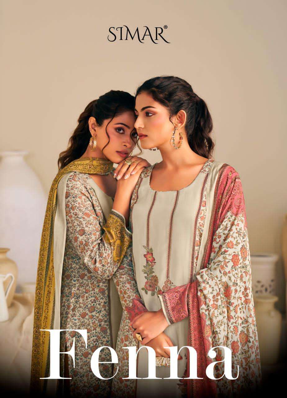 Glossy Fenna Viscose Dress Material - Amrah Wholesale