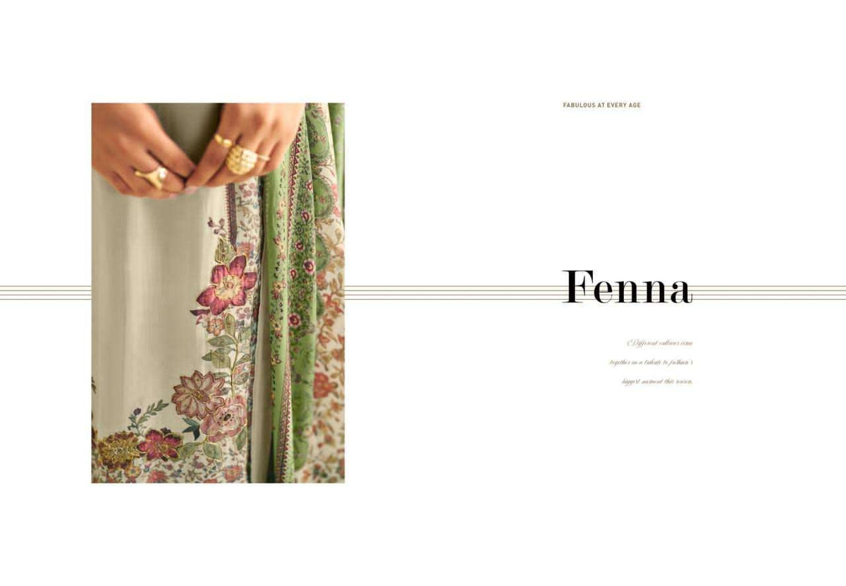 Glossy Fenna Viscose Dress Material - Amrah Wholesale