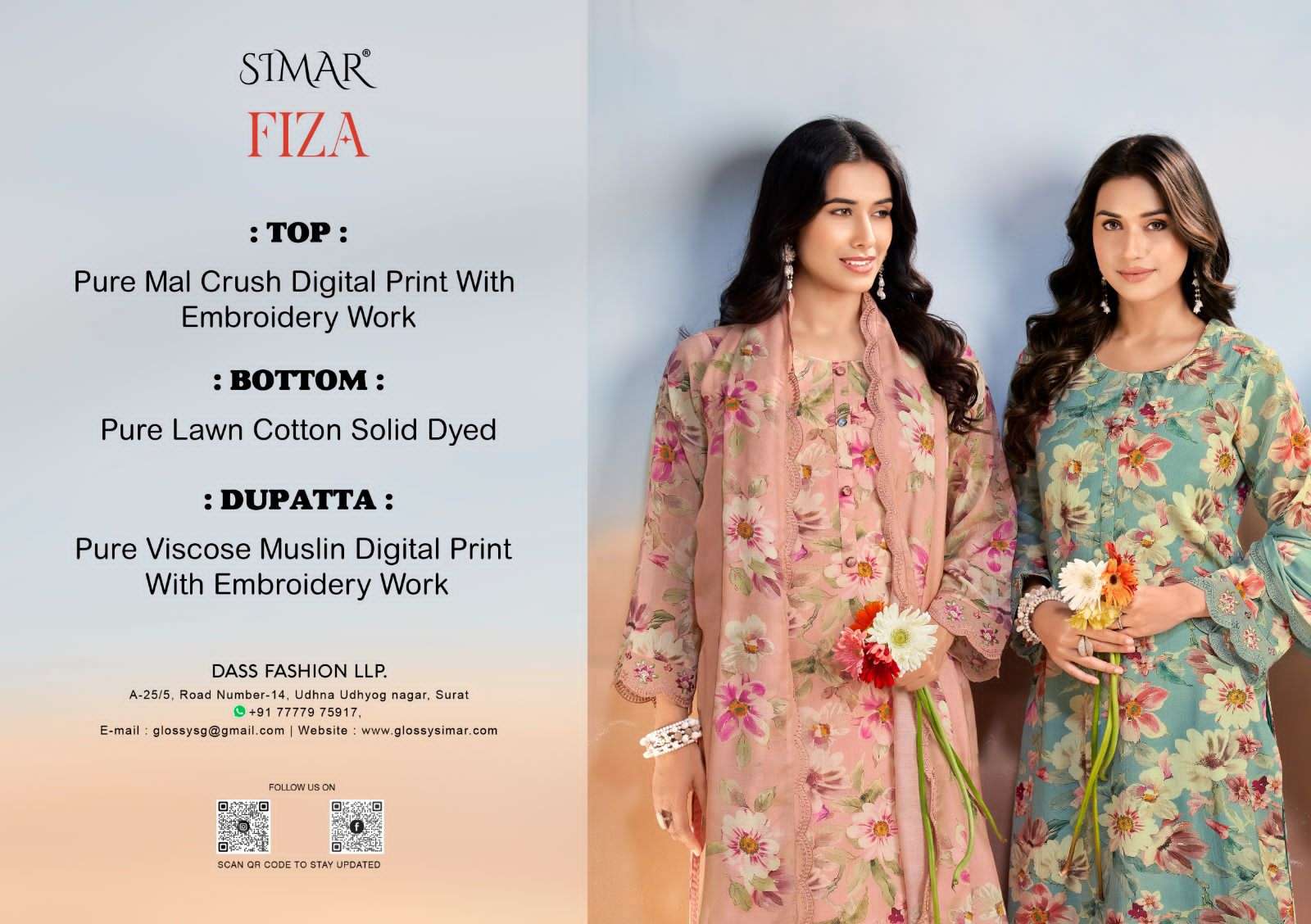 Glossy Simar Fiza - Amrah Wholesale