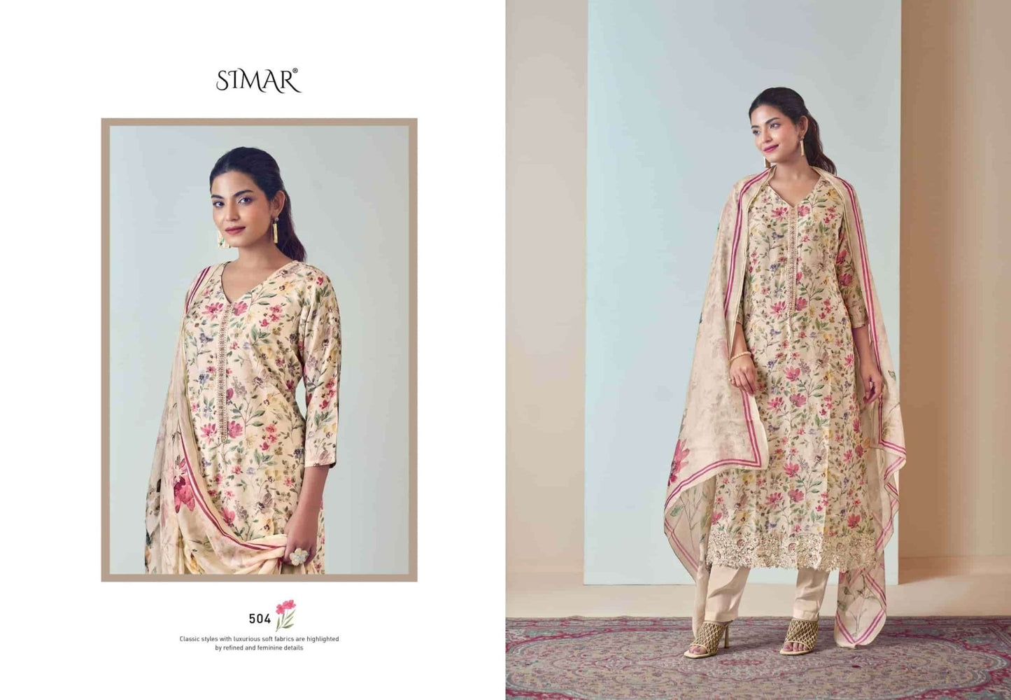Glossy Haseen A Hit List Collection Vol 1 Pure Viscose Muslin Dress Material - Amrah Wholesale