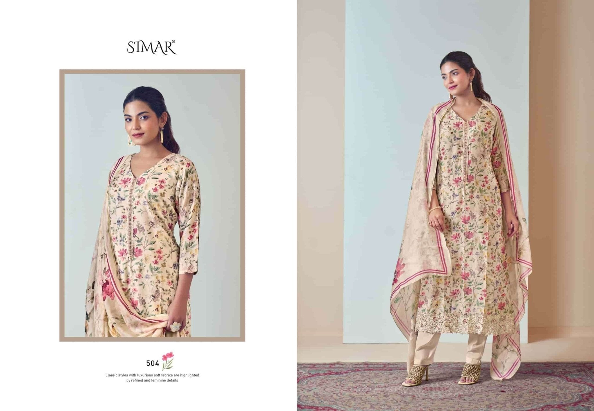 Glossy Haseen A Hit List Collection Vol 1 Pure Viscose Muslin Dress Material - Amrah Wholesale