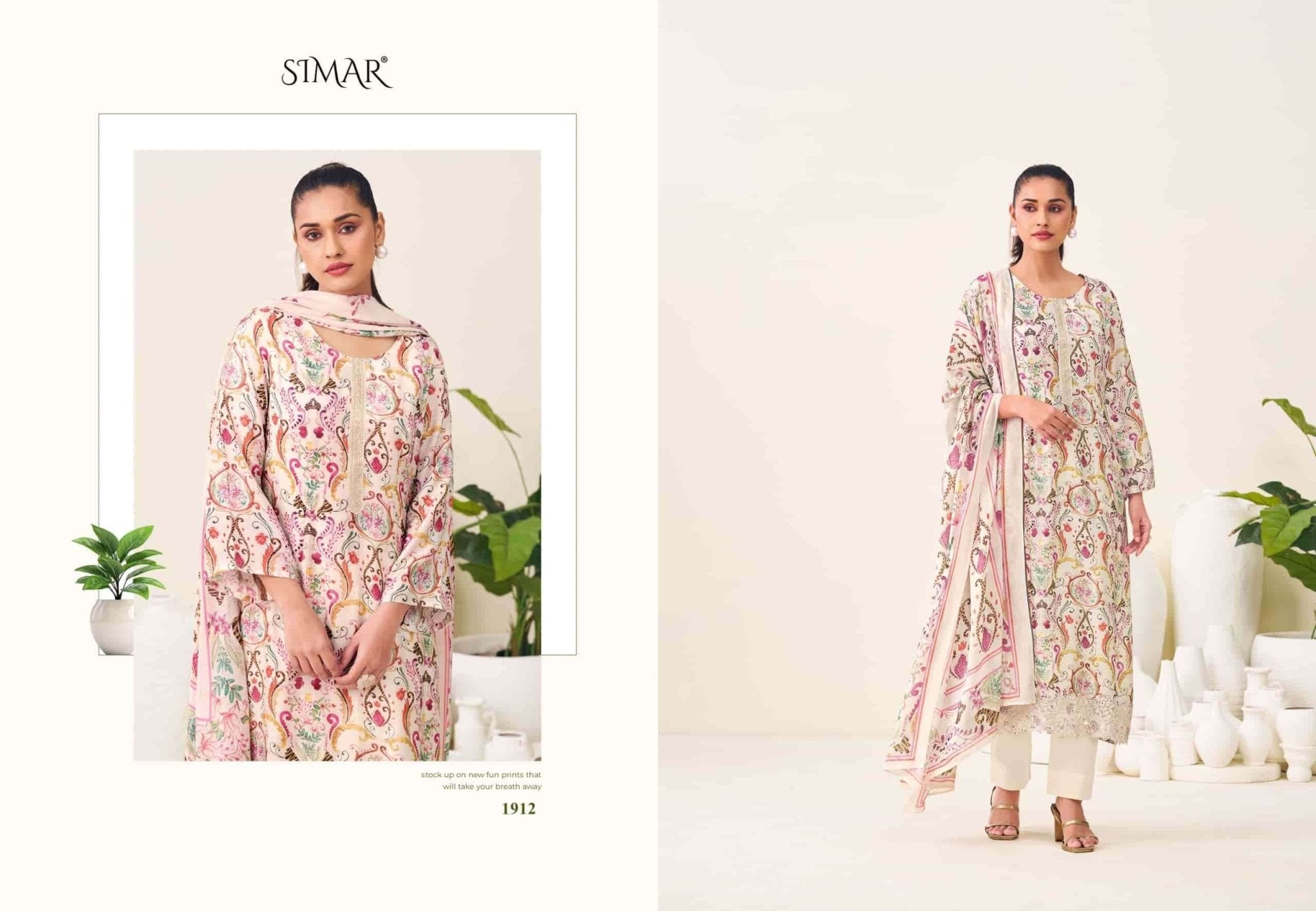 Glossy Haseen A Hit List Collection Vol 1 Pure Viscose Muslin Dress Material - Amrah Wholesale