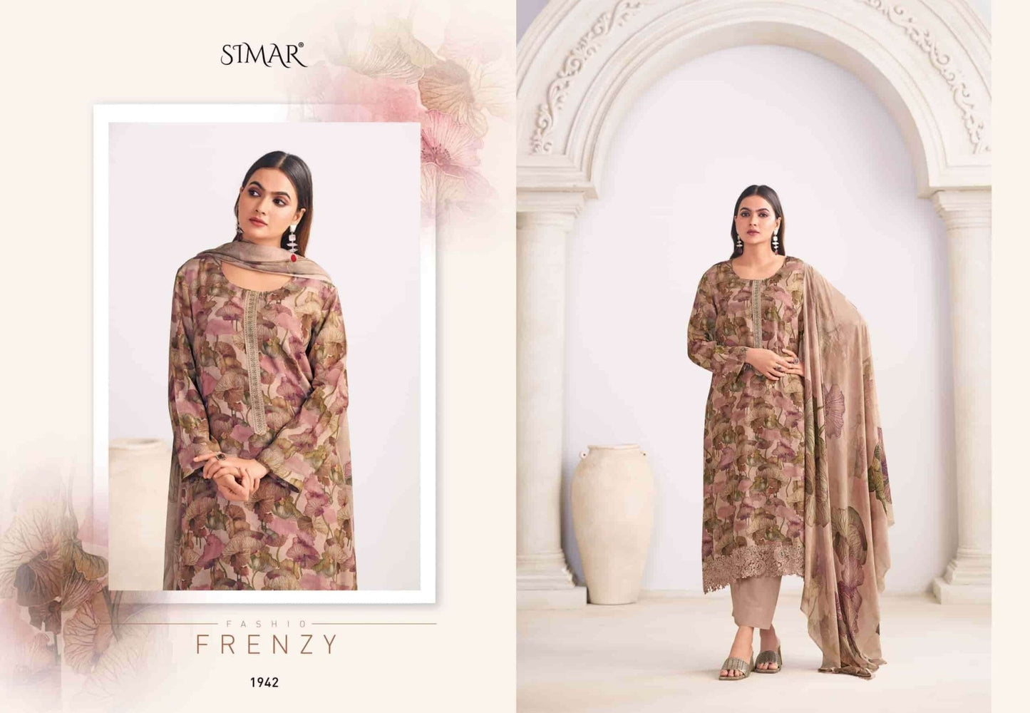 Glossy Haseen A Hit List Collection Vol 1 Pure Viscose Muslin Dress Material - Amrah Wholesale