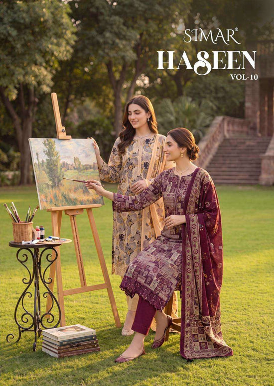 Glossy Haseen Vol 10 Pure Viscose Muslin Dress Material