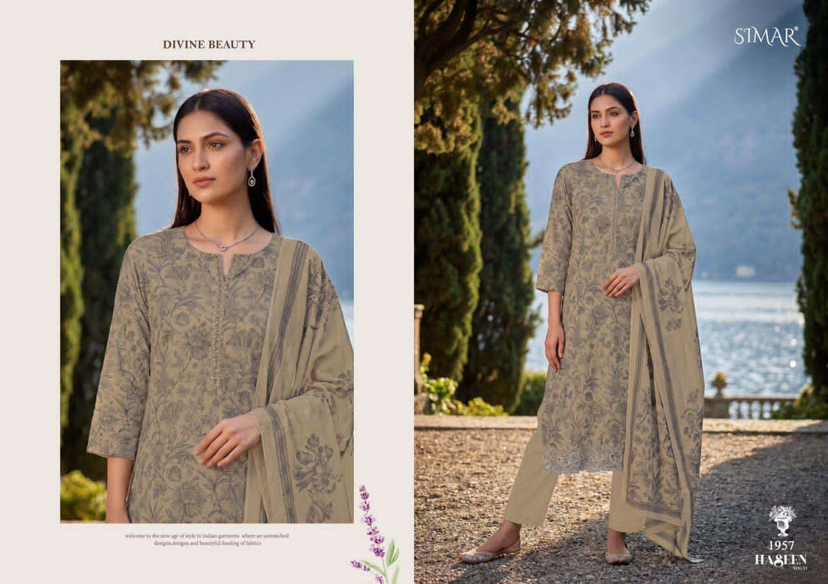 Glossy Haseen Vol 11 Wholesale Muslin Dress Material Collection