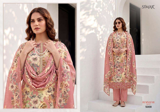 Glossy Humsafar Vol 5 Viscose Muslin Dress Material