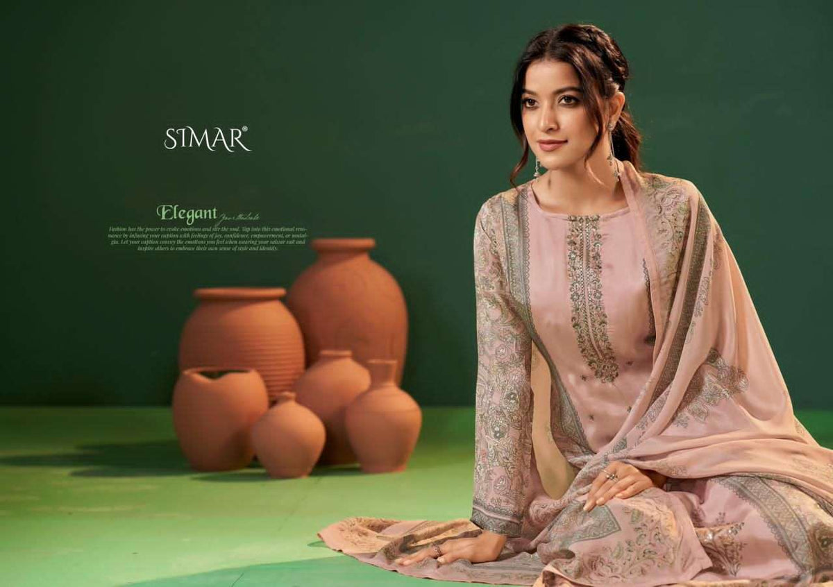 Glossy Kashvi Pure Cotton Dress Material - Amrah Wholesale