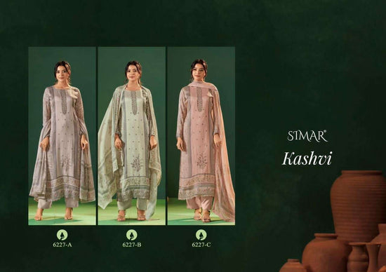 Glossy Kashvi Pure Cotton Dress Material - Amrah Wholesale