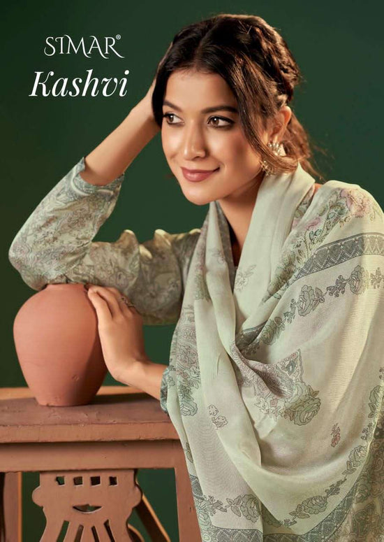 Glossy Kashvi Pure Cotton Dress Material - Amrah Wholesale