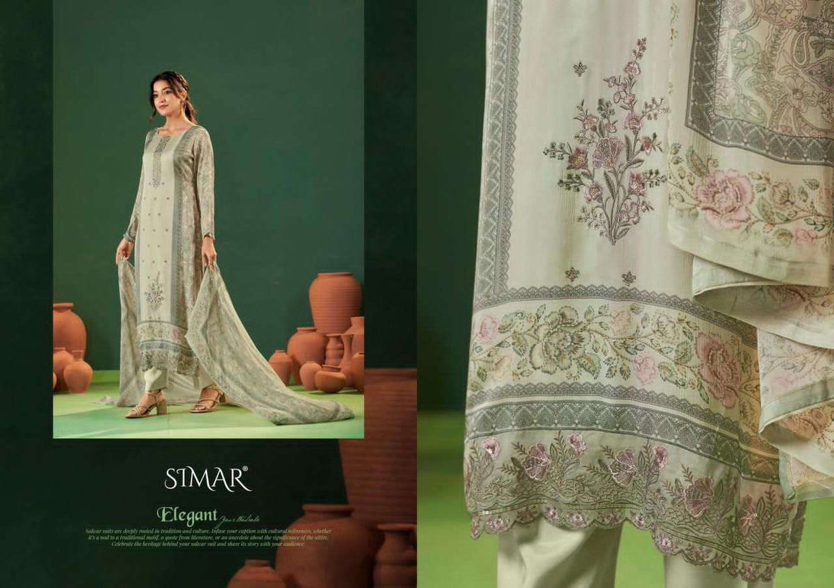 Glossy Kashvi Pure Cotton Dress Material - Amrah Wholesale