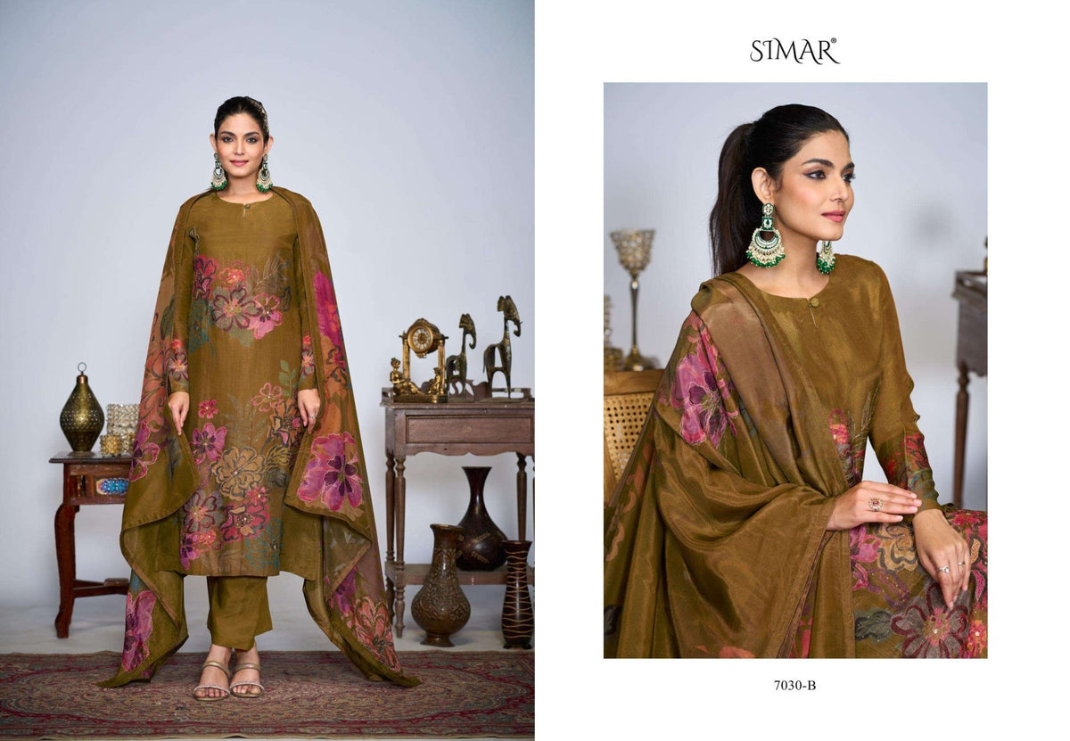 Glossy Liyana Dress Material Wholesale Catalogue - Amrah Wholesale