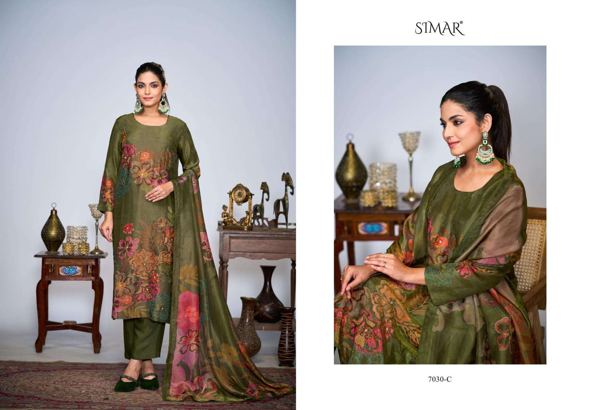 Glossy Liyana Dress Material Wholesale Catalogue - Amrah Wholesale