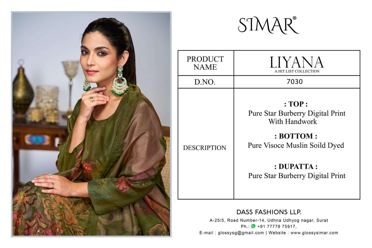 Glossy Liyana Dress Material Wholesale Catalogue - Amrah Wholesale