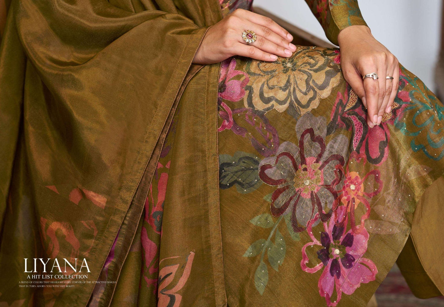 Glossy Liyana Dress Material Wholesale Catalogue - Amrah Wholesale