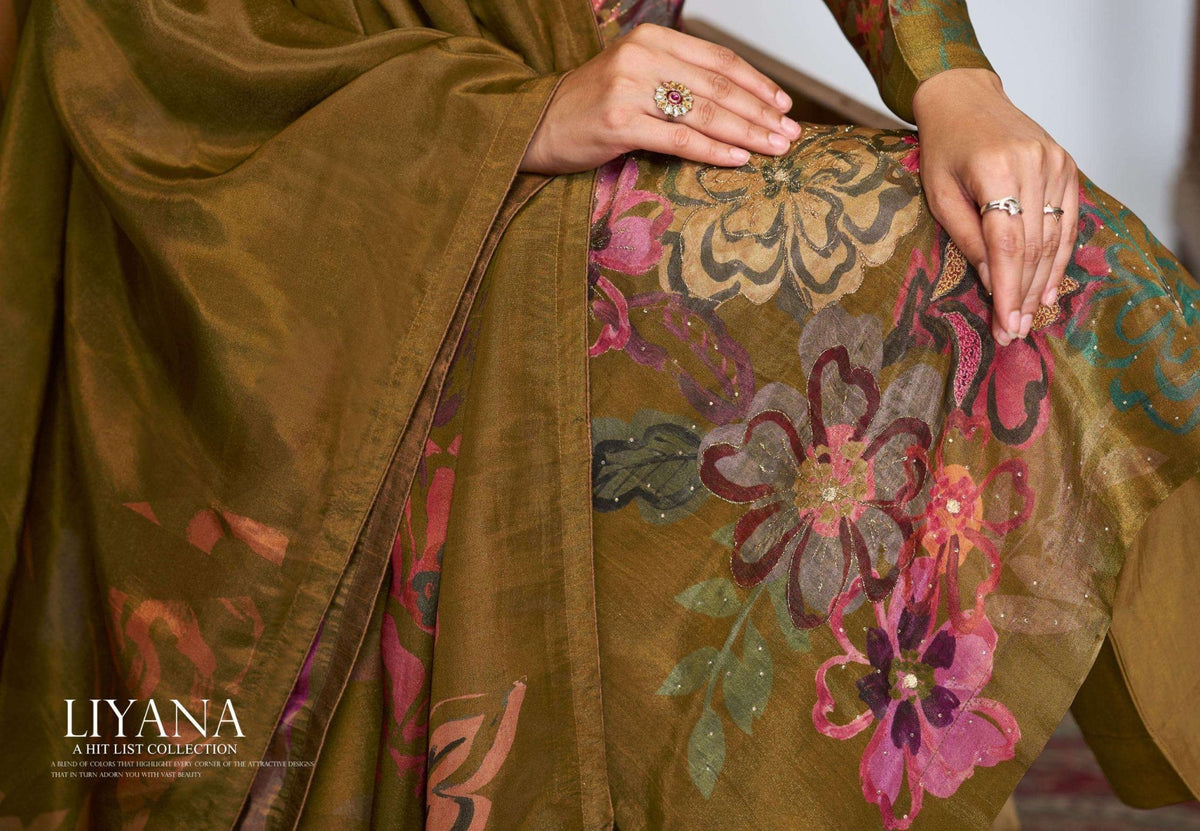 Glossy Liyana Dress Material Wholesale Catalogue - Amrah Wholesale