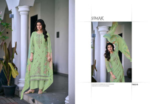 Glossy Minaaz Pure Viscose Muslin Salwar Suit Wholesale Catalogue - Amrah Wholesale