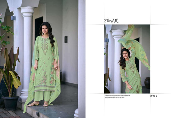 Glossy Minaaz Pure Viscose Muslin Salwar Suit Wholesale Catalogue - Amrah Wholesale