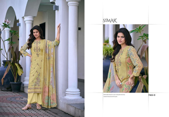 Glossy Minaaz Pure Viscose Muslin Salwar Suit Wholesale Catalogue - Amrah Wholesale