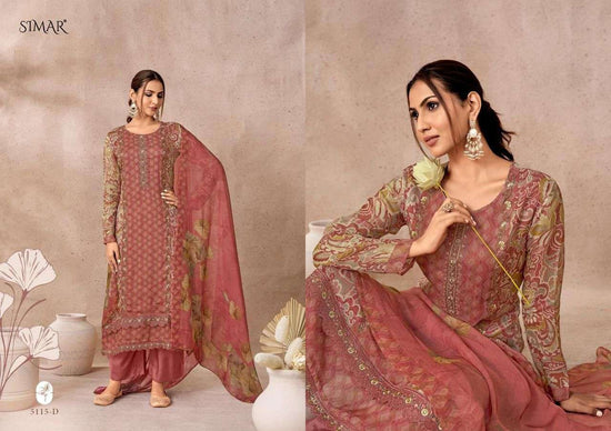 Glossy Morni Lawn Cotton Dress Material - Amrah Wholesale