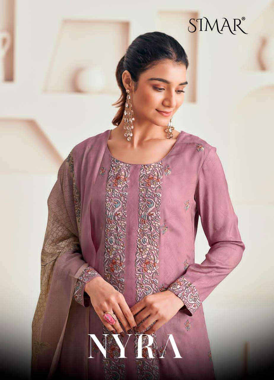 Glossy Nyra Modal Muslin Dress Material