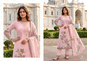 Glossy Simar Raha Cotton Dress Material - Amrah Wholesale
