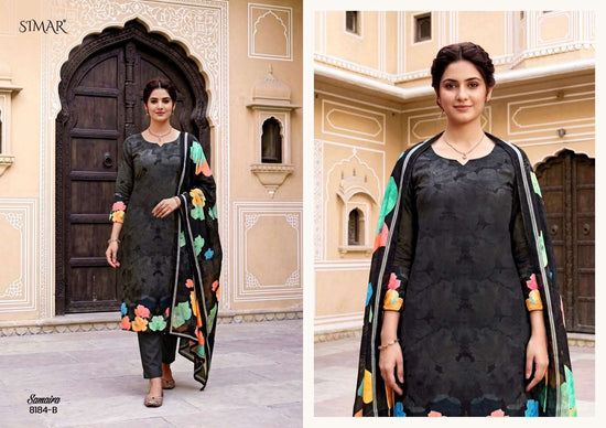 Glossy Samaira Pure Viscose Muslin Digital Printed Dress Material