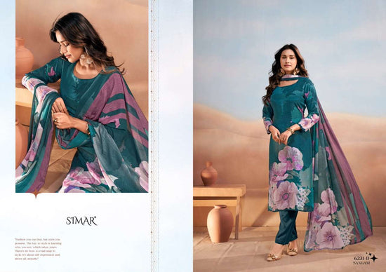 Glossy Sangam Pure Viscose Muslin Dress Material