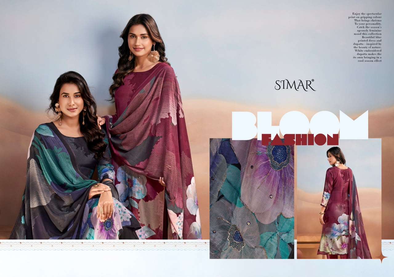 Glossy Sangam Pure Viscose Muslin Dress Material