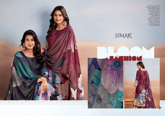 Glossy Sangam Pure Viscose Muslin Dress Material