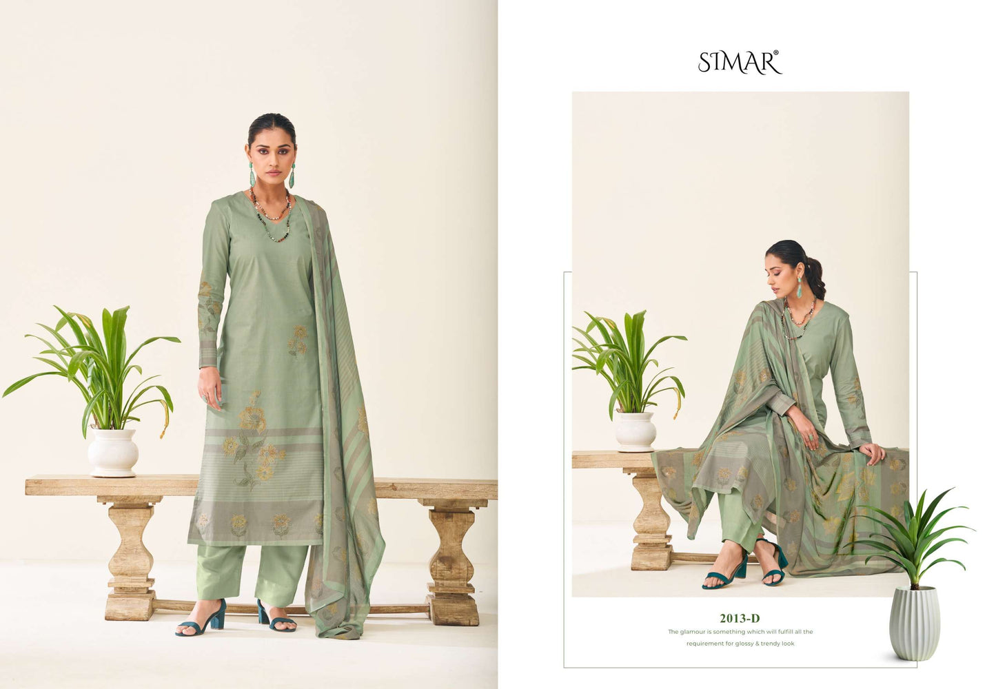 Glossy Simar Madhavi Dress Material Wholesale Catalogue - Amrah Wholesale