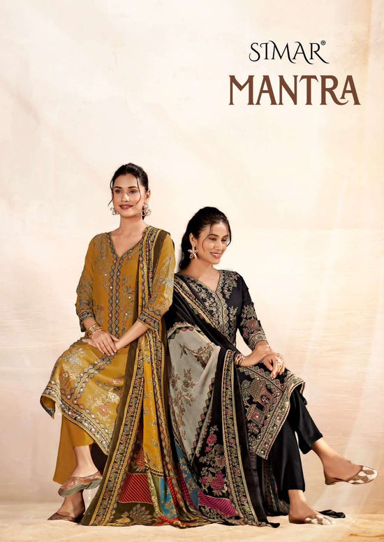 Glossy Simar Mantra Pure Lawn Cotton Dress Material Collection