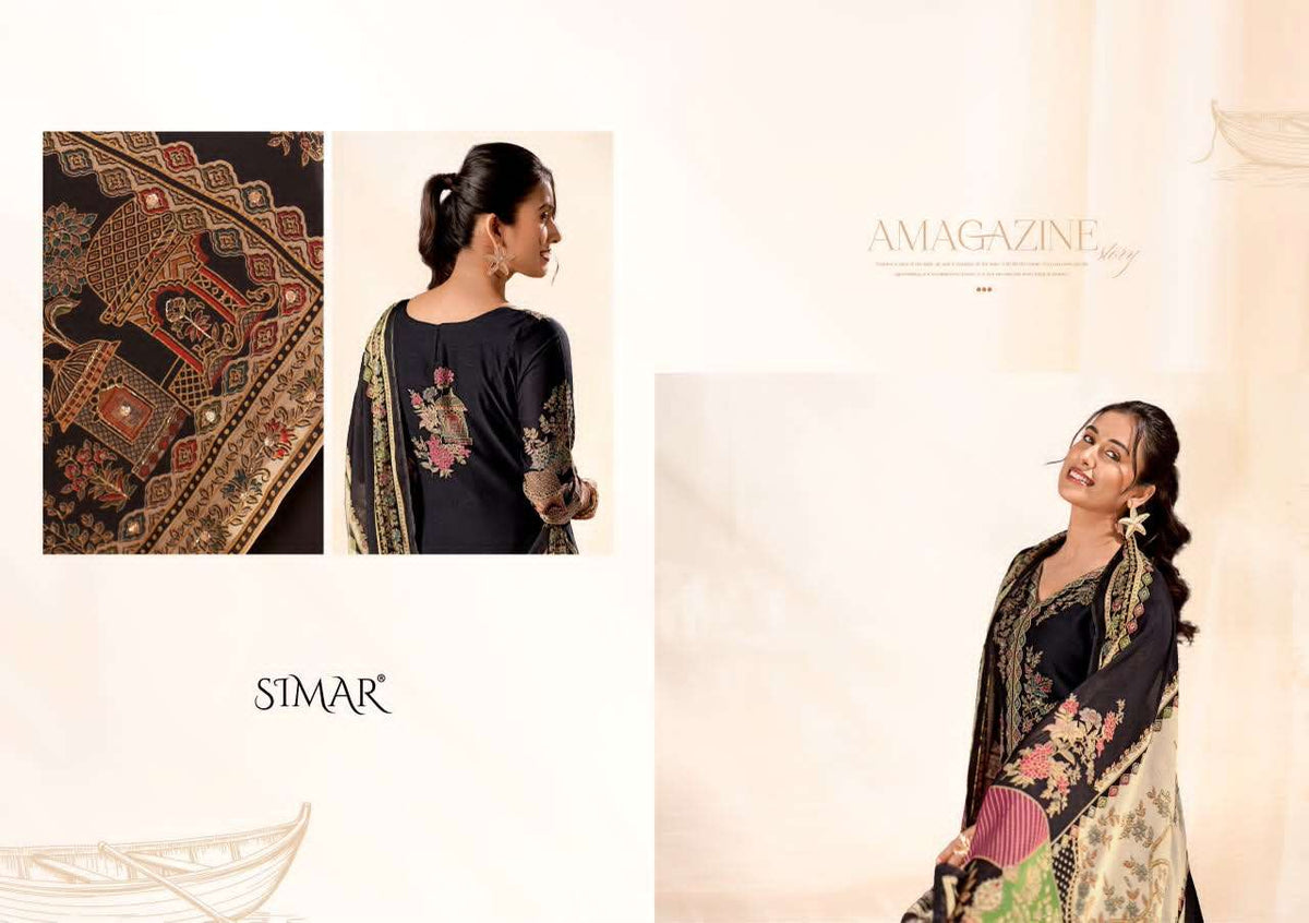 Glossy Simar Mantra Pure Lawn Cotton Dress Material Collection
