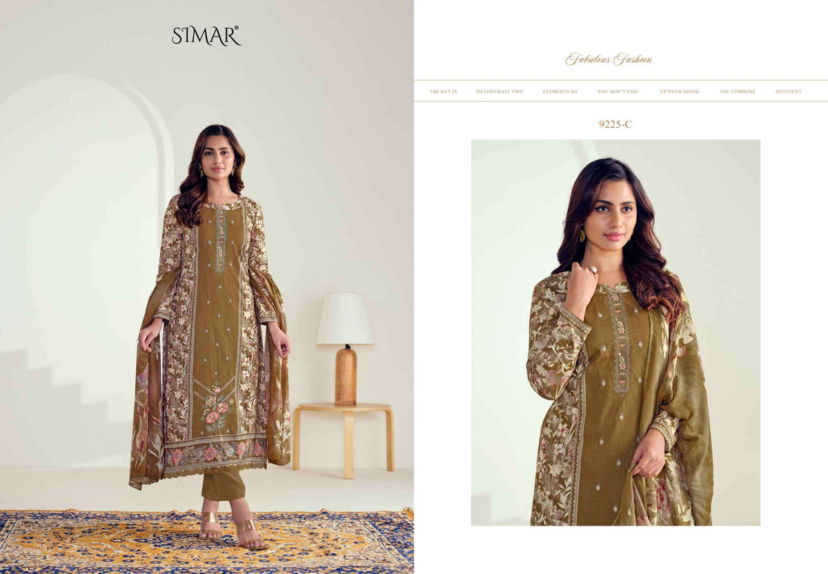 Glossy Simar Medha Dress Material Wholesale Catalogue - Amrah Wholesale