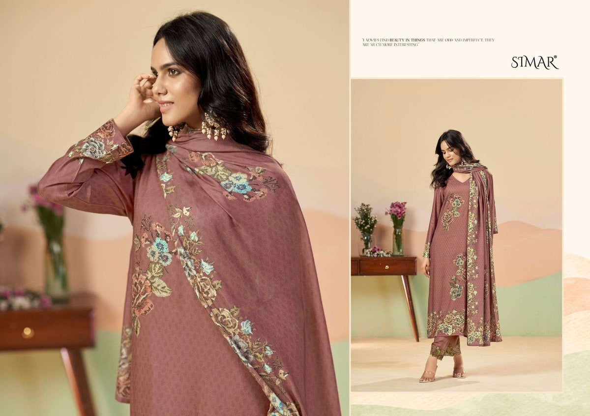 Glossy Simar Nazakat Dress Material Wholesale Catalogue - Amrah Wholesale