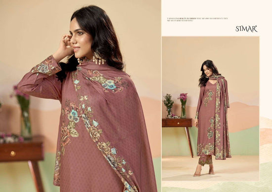 Glossy Simar Nazakat Dress Material Wholesale Catalogue - Amrah Wholesale