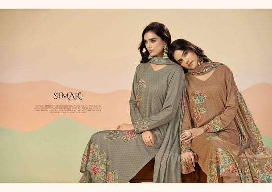 Glossy Simar Nazakat Dress Material Wholesale Catalogue - Amrah Wholesale