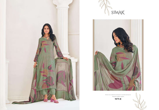 Glossy Simar Nikita Pure Viscose Muslin Digital Printed Salwar Suit