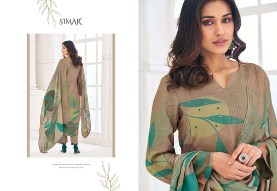 Glossy Simar Nikita Pure Viscose Muslin Digital Printed Salwar Suit