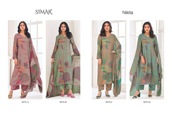 Glossy Simar Nikita Pure Viscose Muslin Digital Printed Salwar Suit