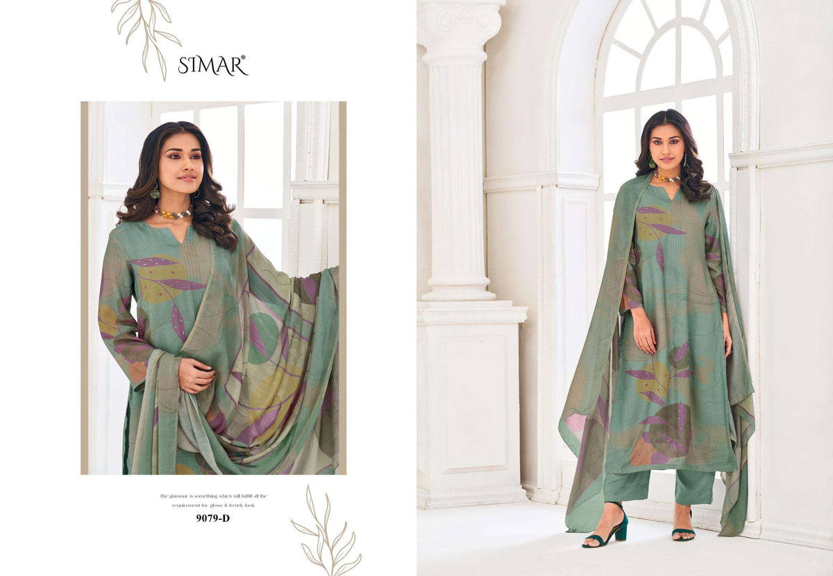 Glossy Simar Nikita Pure Viscose Muslin Digital Printed Salwar Suit