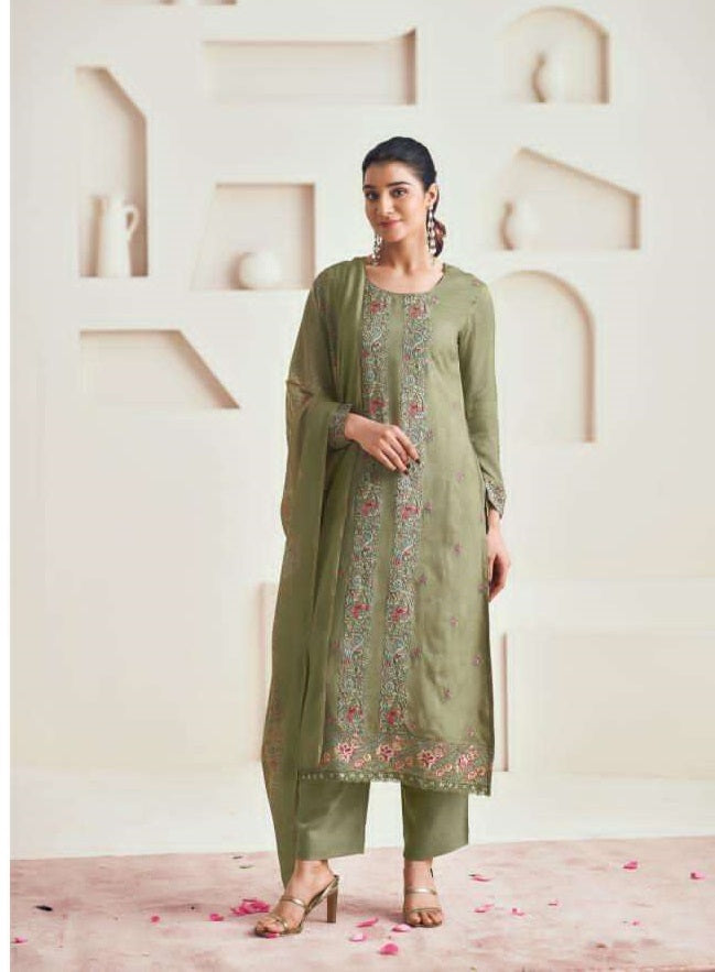 Glossy Simar Nyra Modal Muslin Digital Printed Embroidered Salwar Suit