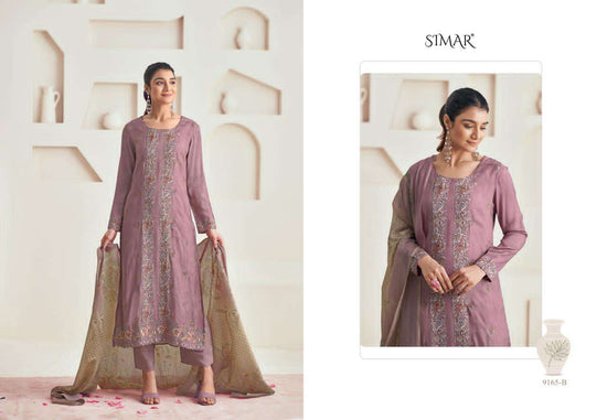Glossy Simar Nyra Modal Muslin Digital Printed Embroidered Salwar Suit
