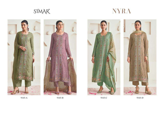 Glossy Simar Nyra Modal Muslin Digital Printed Embroidered Salwar Suit