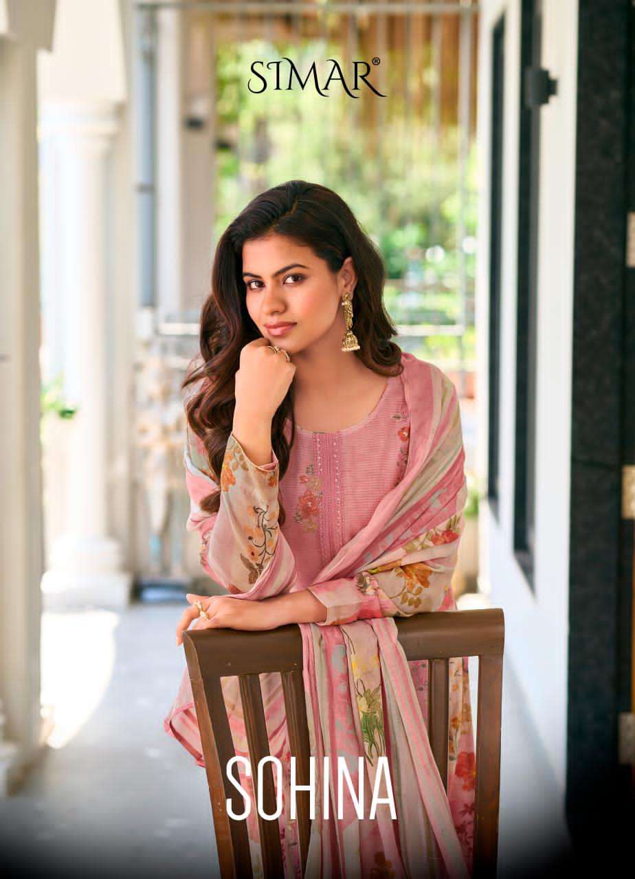Glossy Sohina Pure Mal Digital Printed Dress Material