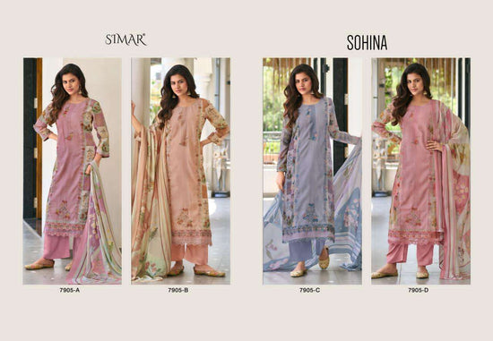 Glossy Sohina Pure Mal Digital Printed Dress Material