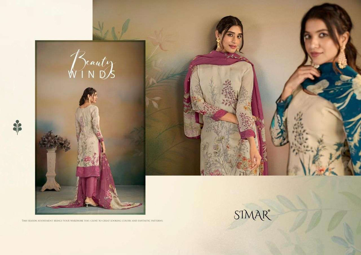 Glossy Swara Dress Material - Amrah Wholesale