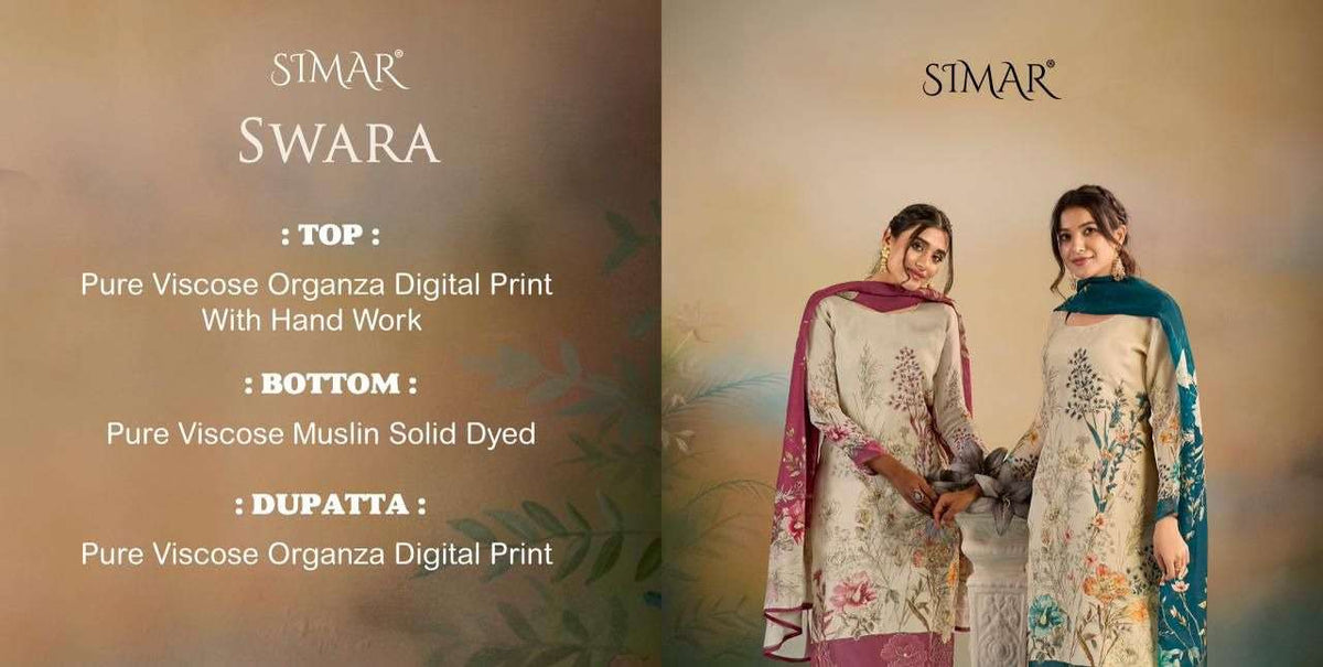 Glossy Swara Dress Material - Amrah Wholesale