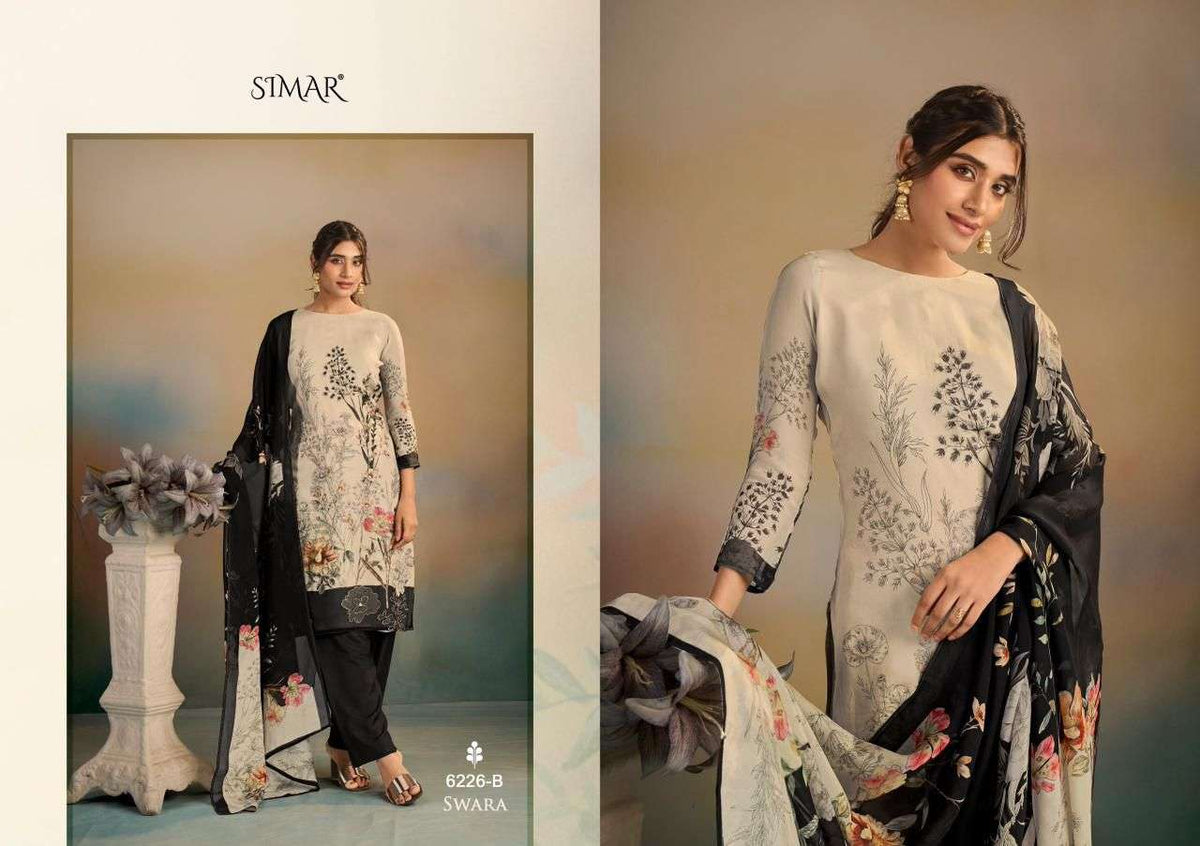 Glossy Swara Dress Material - Amrah Wholesale